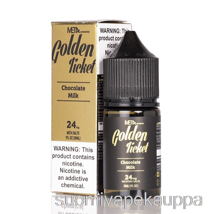 Vape Nesteet Kultainen Lippu - Met4 Suolat - 30ml 48mg